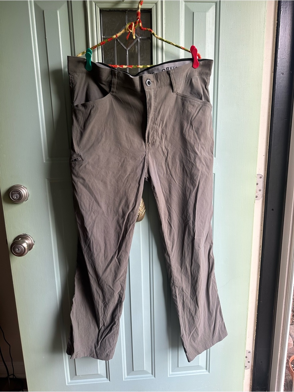 Orvis Men's pants in Olive Green